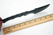 Survival Tracker Damascus Large Carbon Steel Blank Blade Knives Knife Making