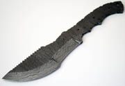 Tracker Ladder Damascus Large High Carbon Steel Tracker Blank Blanks Blade Knife Making Knives