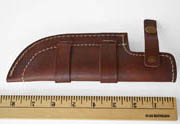 Large Brown Leather Tracker Sheath Fixed Blade Knife Skinning Blanks Knives