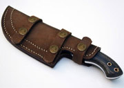 Large Brown Leather Tracker Sheath Fixed Blade Knife Skinning Blanks Knives