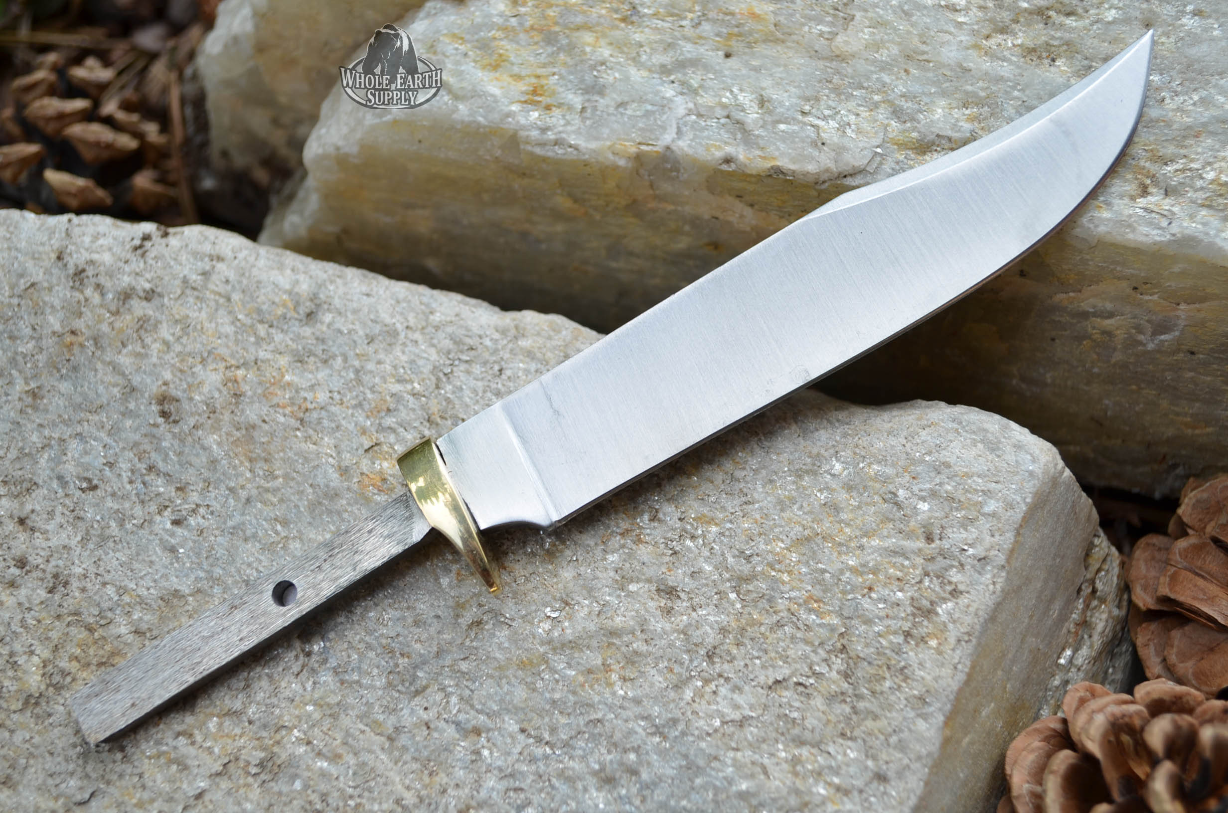 Custom Knife Making Blade Blank Guard 7 1/2in Clip Point Hunter Bowie