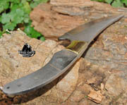 CUSTOM BLANK Upswept Skinner Knife Making Blanks w/Guard Knives Hunter