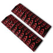 G-10 G10 Red Black Quality Handle Scales Knives Gun Grips Knife 5in Making Grips Set Pair