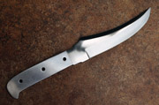 D2 Steel Upswept Knife Making Blank Blade Skinner Skinning D-2 Knives