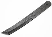 Traditional Tanto Damascus High Carbon Steel Japanese Blank Blade Knife Knives Samurai