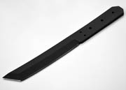 1095 High Carbon Steel Traditional Tanto Knife Blank Blade Skinning Skinner 1095HC Black Powder Coated