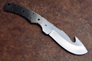 D2 Steel Guthook Knife Making Blank Blade Skinner Skinning D-2 Knives
