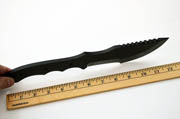 EXTRA LARGE - Black 1095 Carbon Steel Tracker Blank Blade Knives Knife Blanks