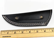 Black Genuine Leather Sheath Fixed Blade Knife Blanks Knives Large Quality