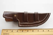 EXTRA LARGE - Dark Brown Thick Leather Tracker Sheath Blade Knife Blanks Knives