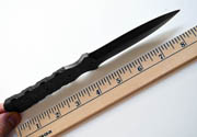 Damascus  Double Edge Blank Blade Knife 1095HC Carbon Making