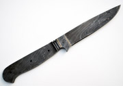 Damascus Drop Point with Damascus Guard Blank Blanks High Carbon Steel Blade Knife Knives Making